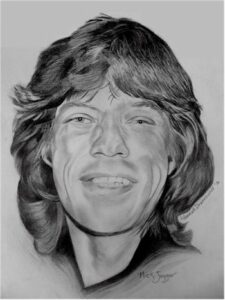 Mick Jagger Portrait