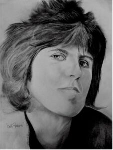 Keith Richards Pencil Portrait